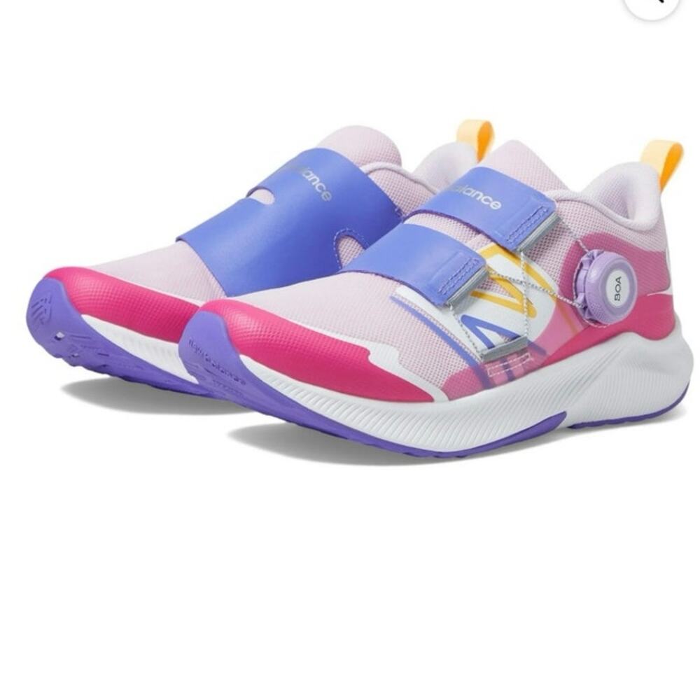 New Balance Girls Dynasoft RevealV4 Boa, Light Raspberry/Hi-Pink/Electric Indigo